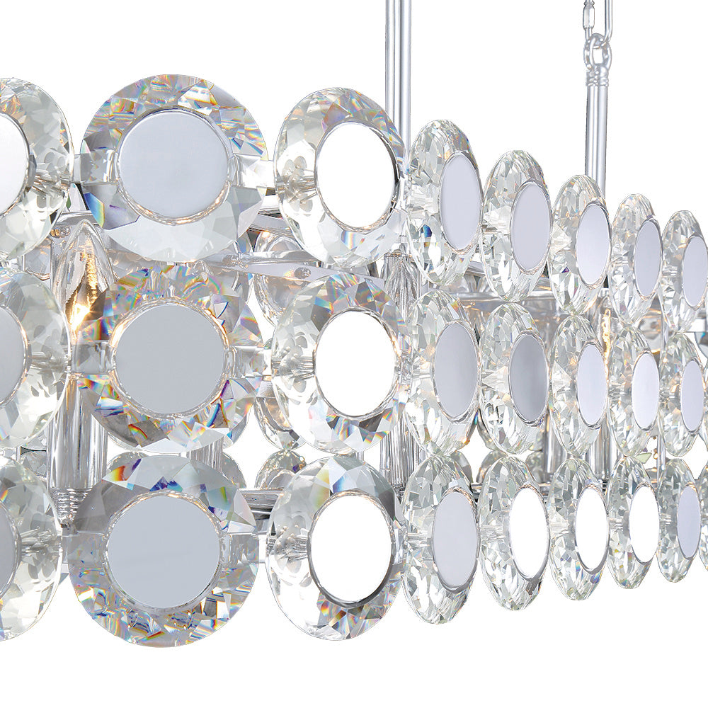 Perrene 8-Light 40" Linear Chandelier