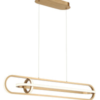 Demark 42" Integrated LED Linear Chandelier