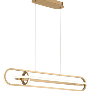 Demark 42" Integrated LED Linear Chandelier