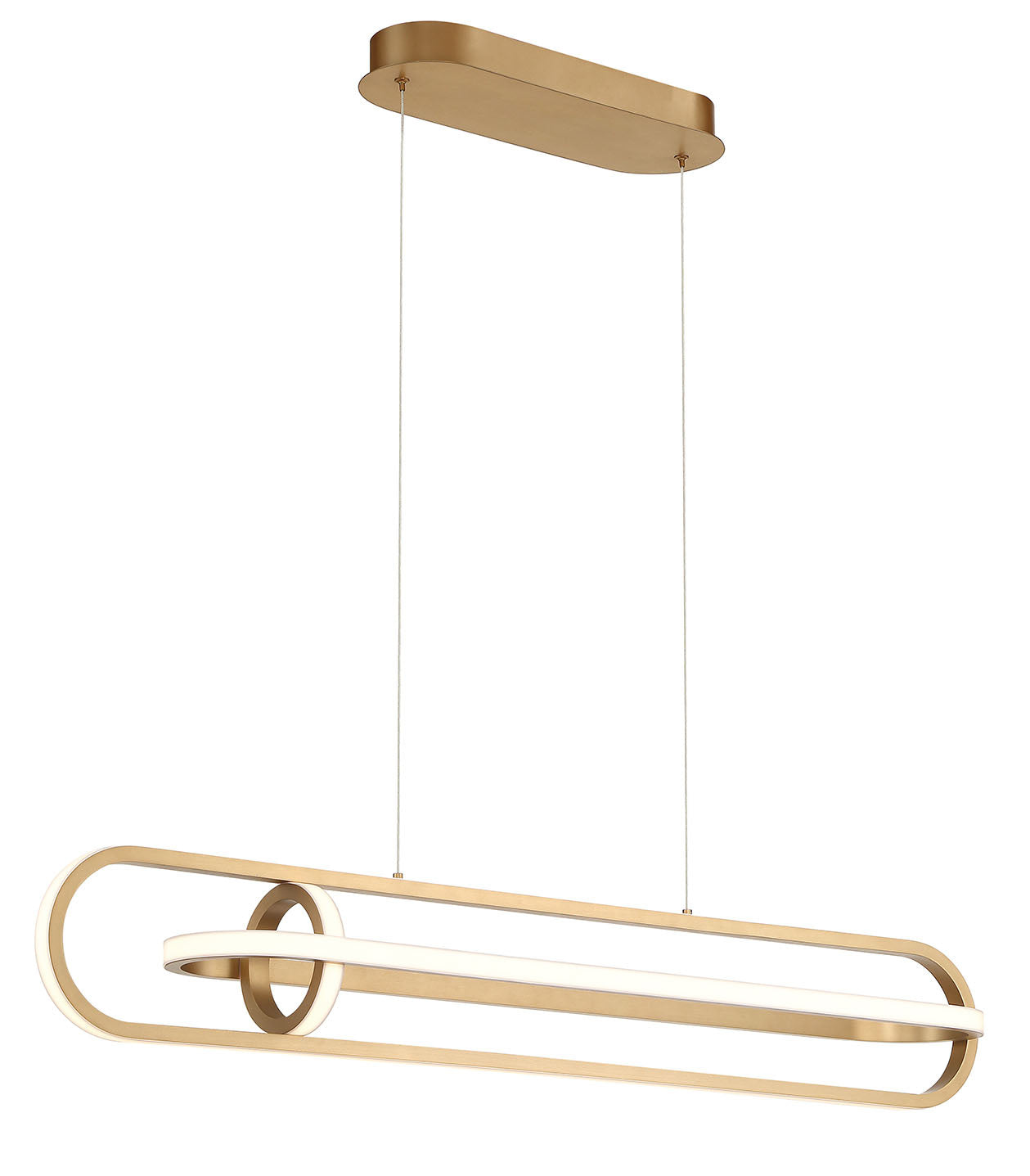 Demark 42" Integrated LED Linear Chandelier