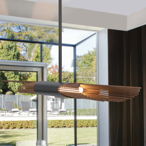 Umura 2-Light 49" Integrated LED Linear Chandelier