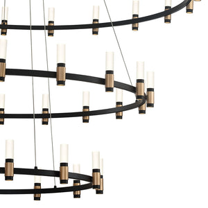 Albany 3-Tiers 51-Light 60" Integrated LED Grand Chandelier