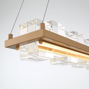 Bruco 35" Integrated LED Linear Chandelier