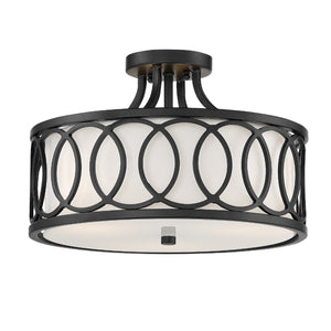 Graham 15'' Semi Flush Mount