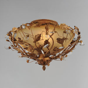 Elegante 3-Light Semi-Flush Mount
