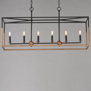 Soho 6-Light Linear Pendant