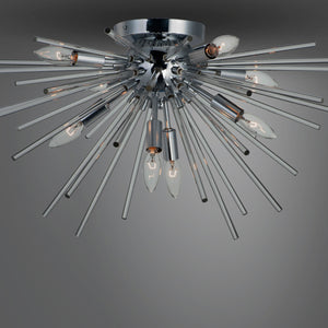 Polaris 8-Light Flush Mount