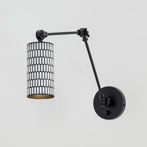 Shaka 1-Light Swing Arm Wall Sconce
