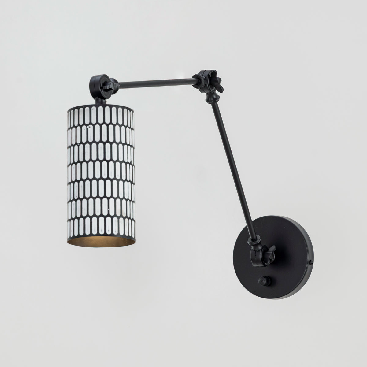 Shaka 1-Light Swing Arm Wall Sconce