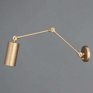 Shaka 1-Light Swing Arm Wall Sconce