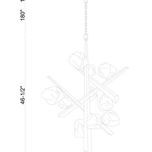 Thorah 10-Light 47" Integrated LED Grand Chandelier