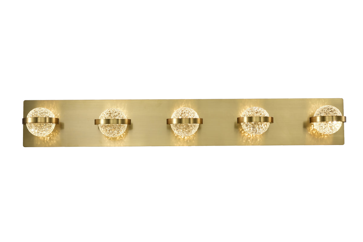 Ryder 5-Light 33" Integrated LED Vanity