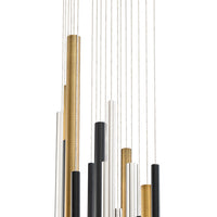 Santana 18-Light 42" Integrated LED Multi Drop Chandelier