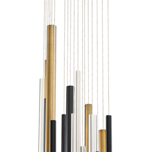 Santana 18-Light 42" Integrated LED Multi Drop Chandelier