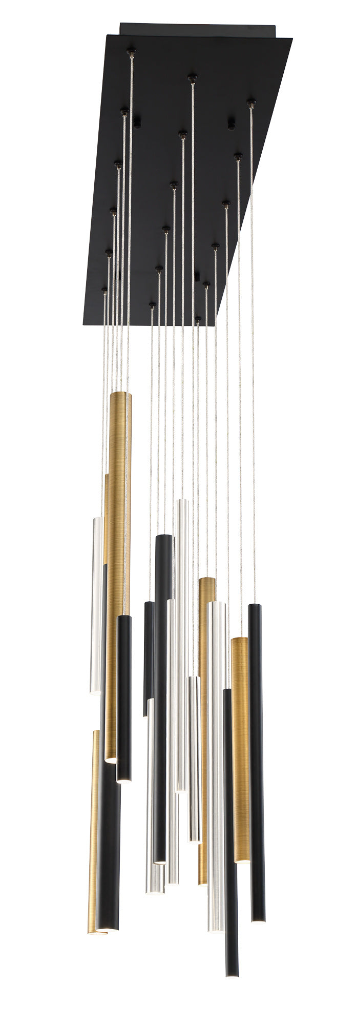 Santana 18-Light 42" Integrated LED Multi Drop Chandelier