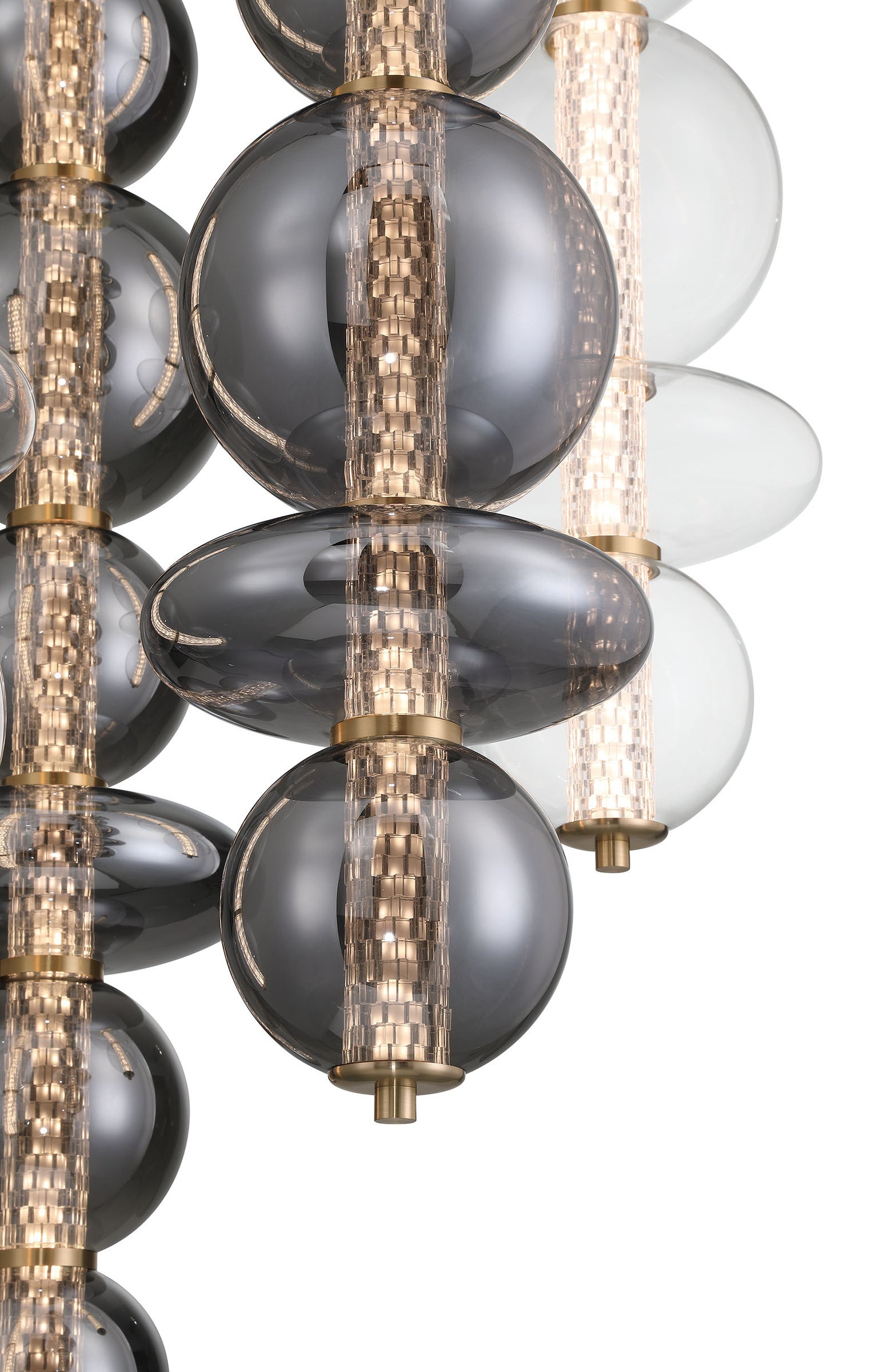 Atomo 4-Light 50" Integrated LED Multi Drop Chandelier