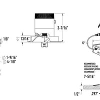 Moda 3in Modular Downlight, 35deg