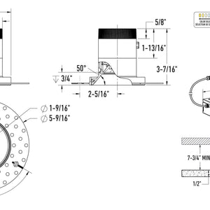 Moda 3in Modular Downlight, 35deg