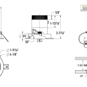 Moda 3in Modular Downlight, 20deg