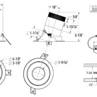 Moda 3in Modular Downlight, 60deg