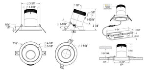 Moda 3in Modular Downlight, 60deg