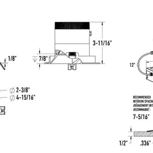 Moda 4in Modular Downlight, 35deg