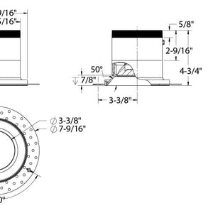 Moda 6in Modular Downlight, 35deg