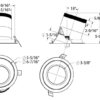 Moda 6in Modular Downlight, 35deg