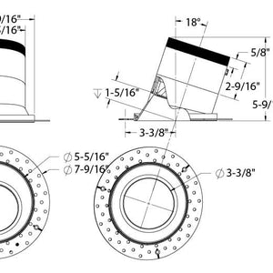 Moda 6in Modular Downlight, 60deg
