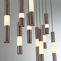 Ronda 10-Light 50" Integrated LED Linear Chandelier