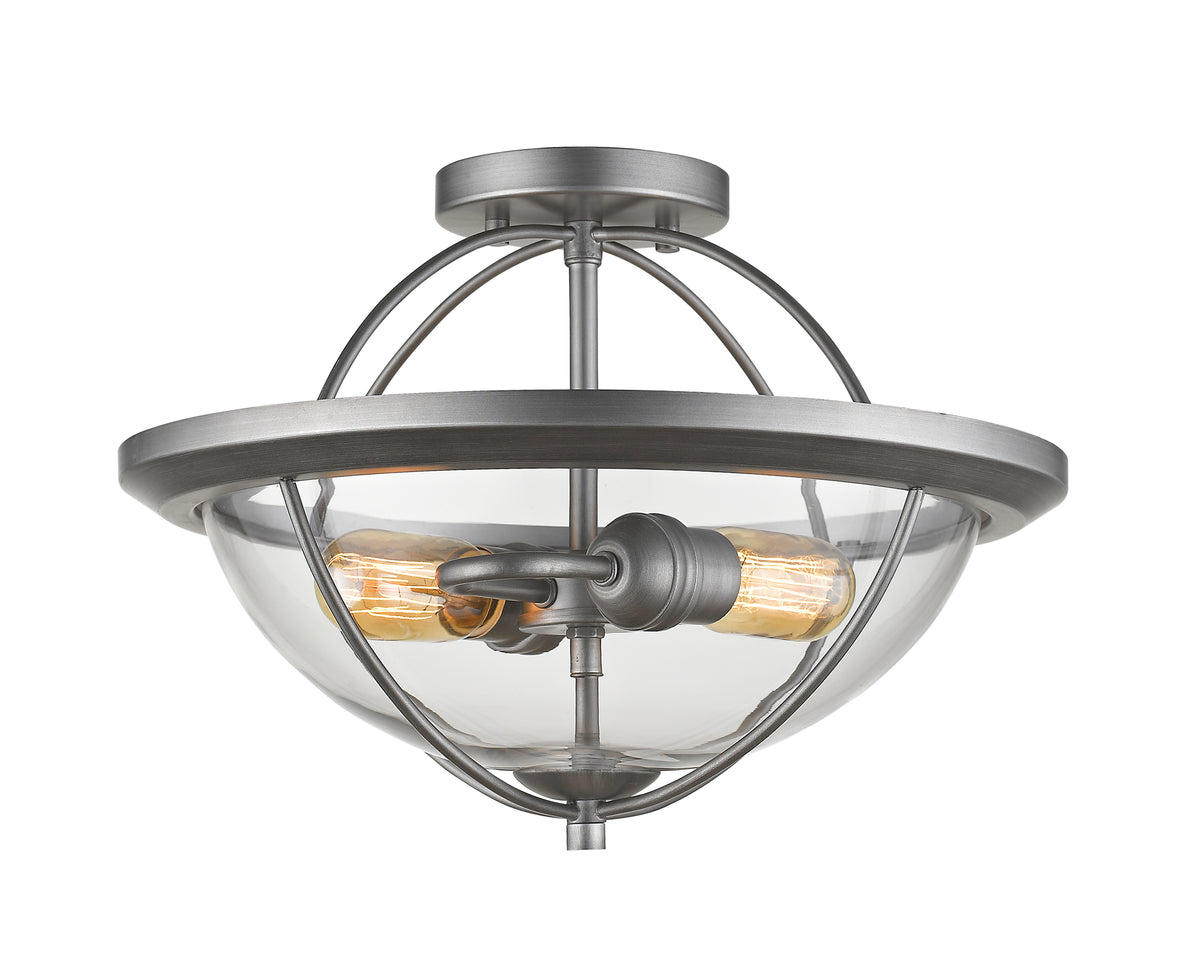 Persis 2 Light Semi Flush Mount