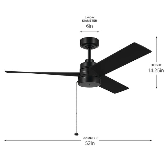 52 Inch Spyn Lite Fan