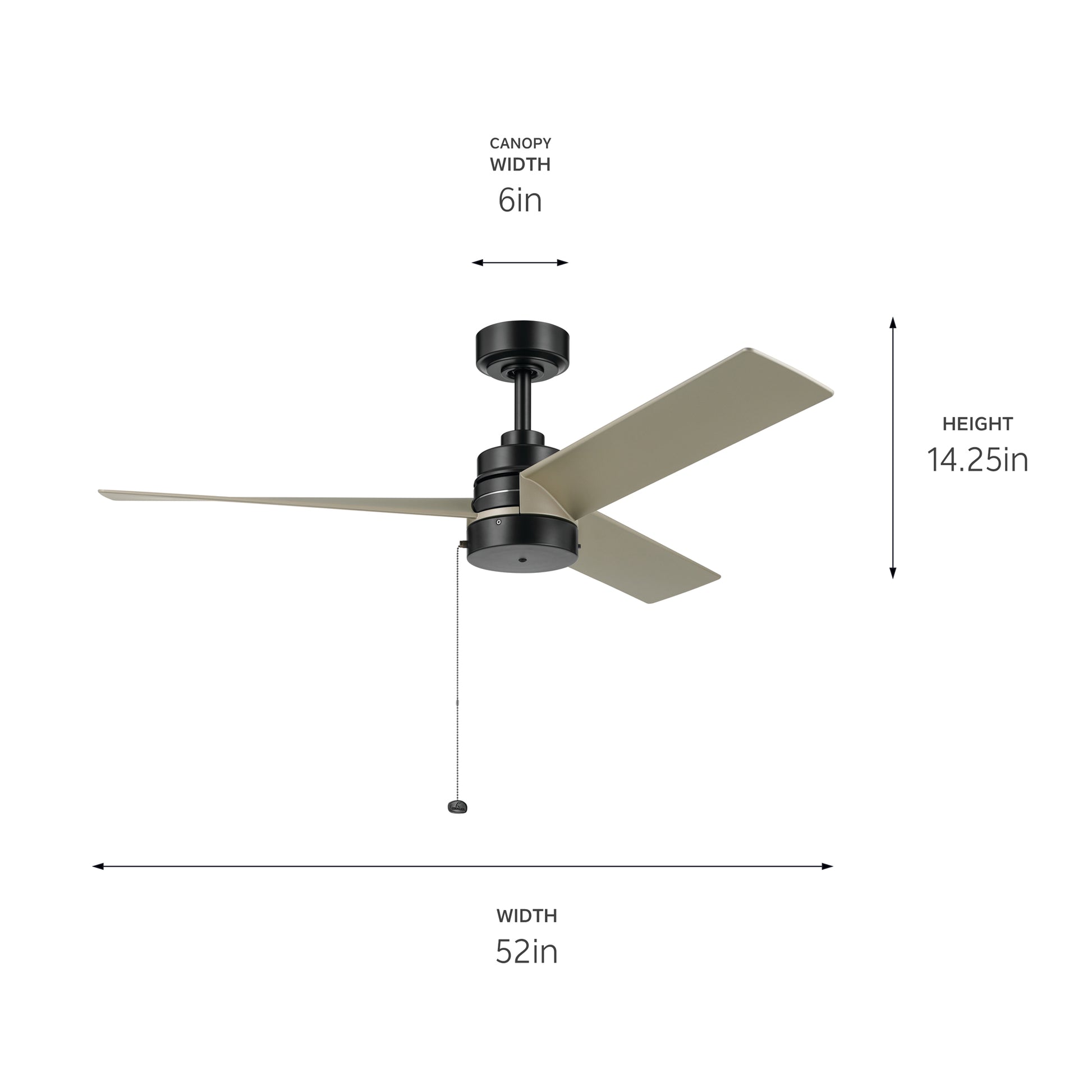 52 Inch Spyn Lite Fan