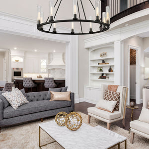 Beau 46-in Chandelier