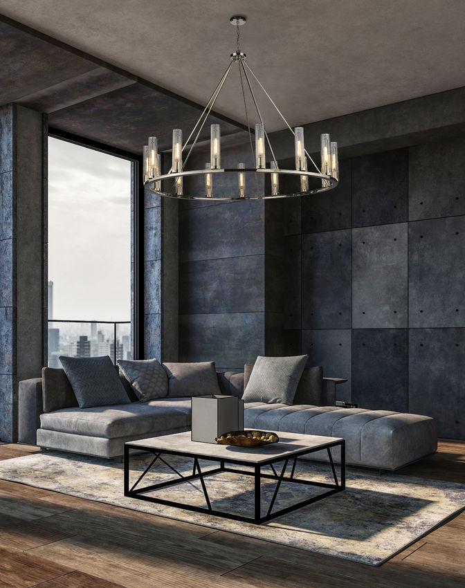 Beau 60-in Chandelier