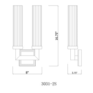 Beau 8.25-in Wall Sconce