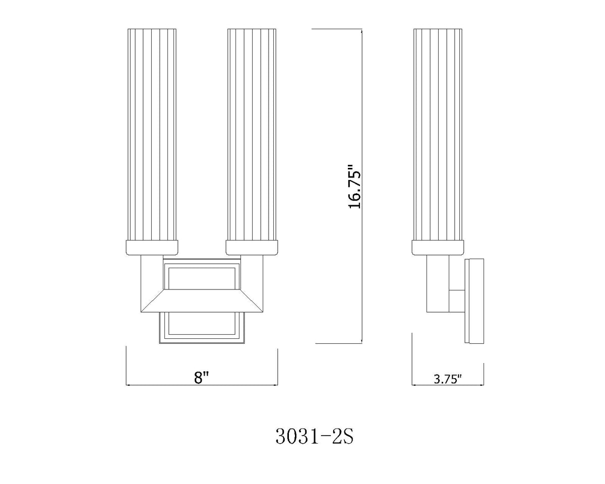Beau 8.25-in Wall Sconce