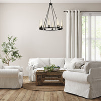 Beau 33-in Chandelier