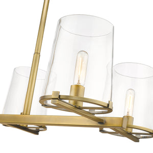 Callista 43-in Linear Chandelier