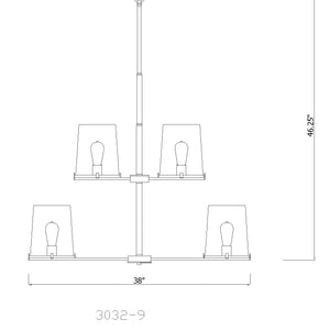Callista 38-in Chandelier