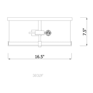 Callista 16.5-in Flush Mount