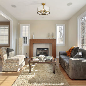 Callista 16.5-in Semi-Flush