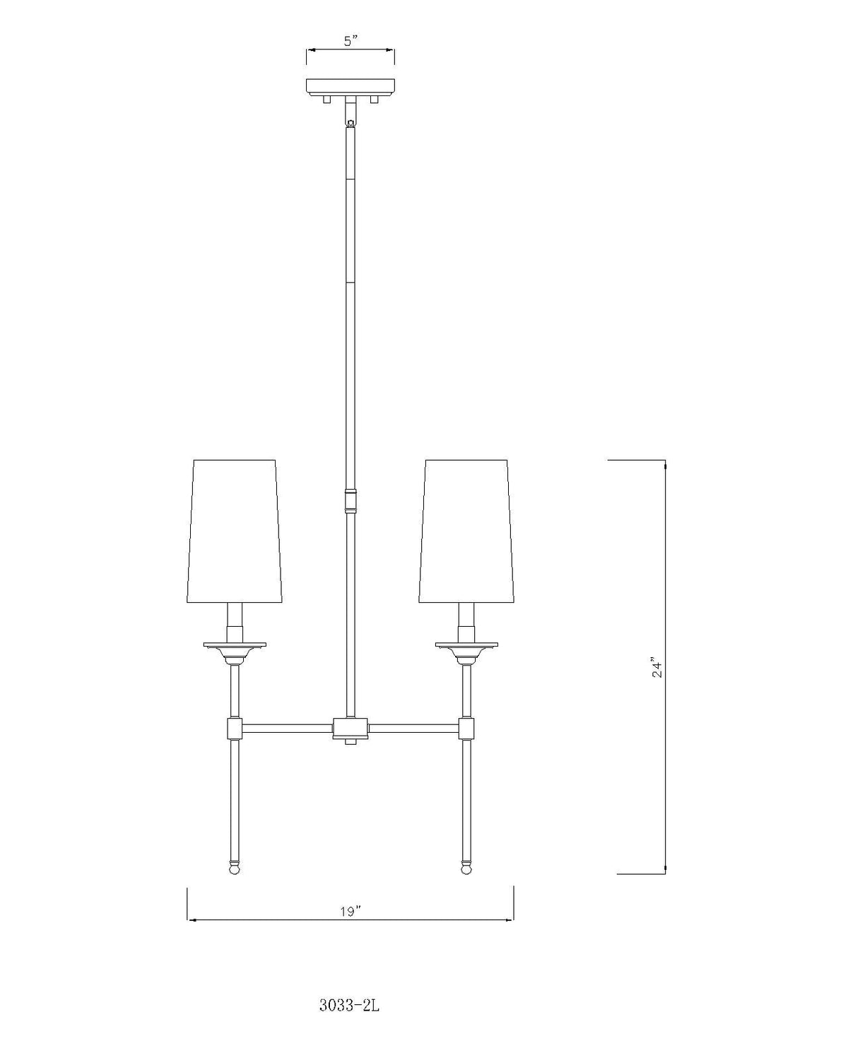 Emily 19-in Chandelier