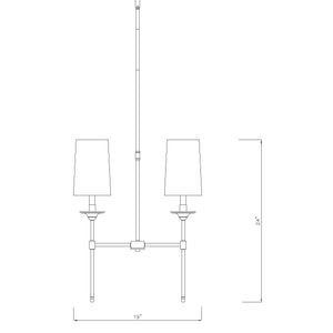Emily 19-in Chandelier