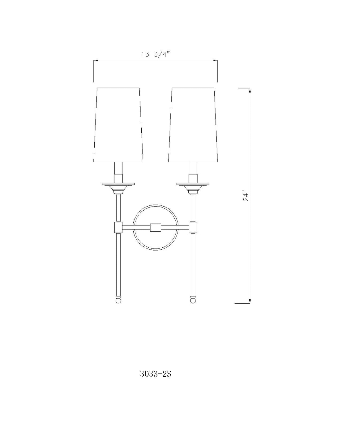Emily 2 Light Wall Sconce