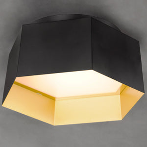 Honeycomb 1-Light LED Flush Mount