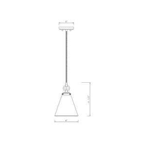 Harper 8-in Pendant