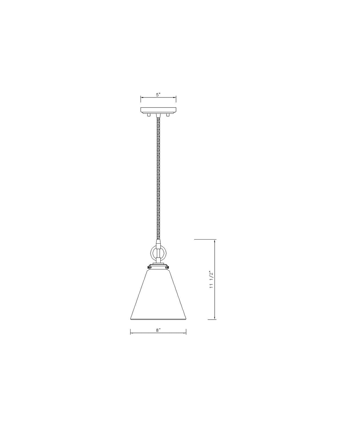 Harper 8-in Pendant