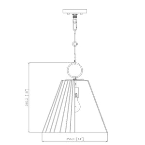 Alaric Pendant 1 x 100W - Medium