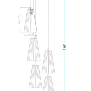 Farrell 12-in Round Multi Pendant